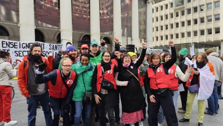 31 mars 2025 – grève générale – Belgique – message de solidarité de la Confédération Européenne des Syndicats (CES)