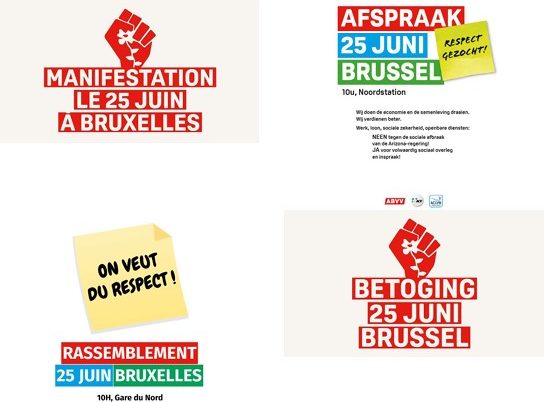 25 juin 2025 – Manifestation – Belgique